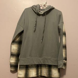 Exclusive flannel Pullover Hoodie